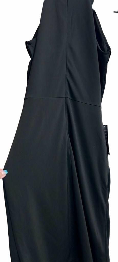 The Limited Halter Dress Size 0 Black Gold Accent 7