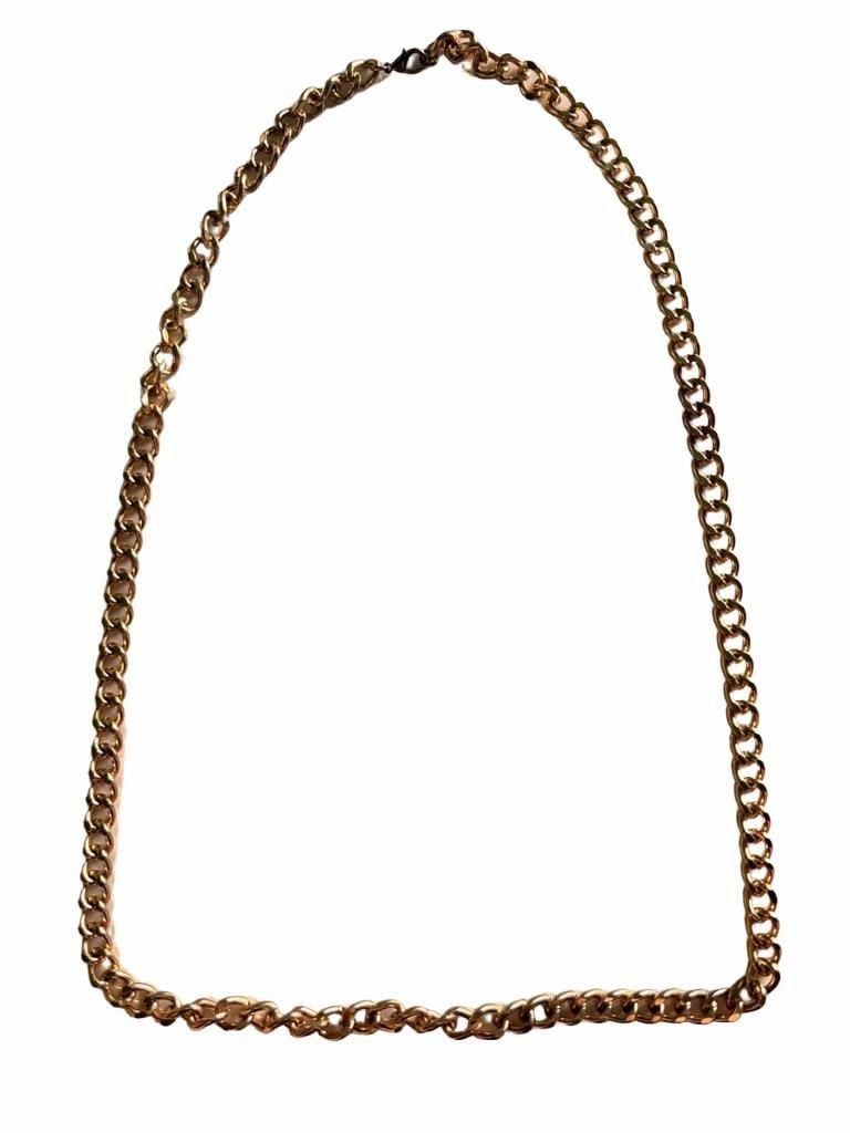 Unbranded Gold Tone Curb Chain Necklace 2