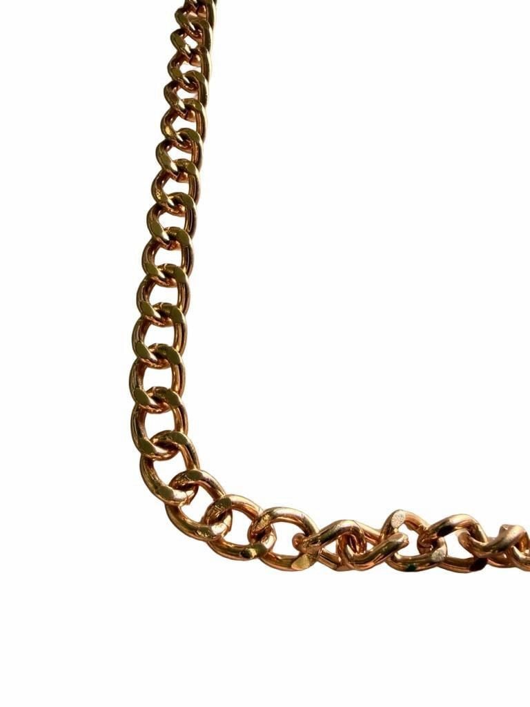Unbranded Gold Tone Curb Chain Necklace 3