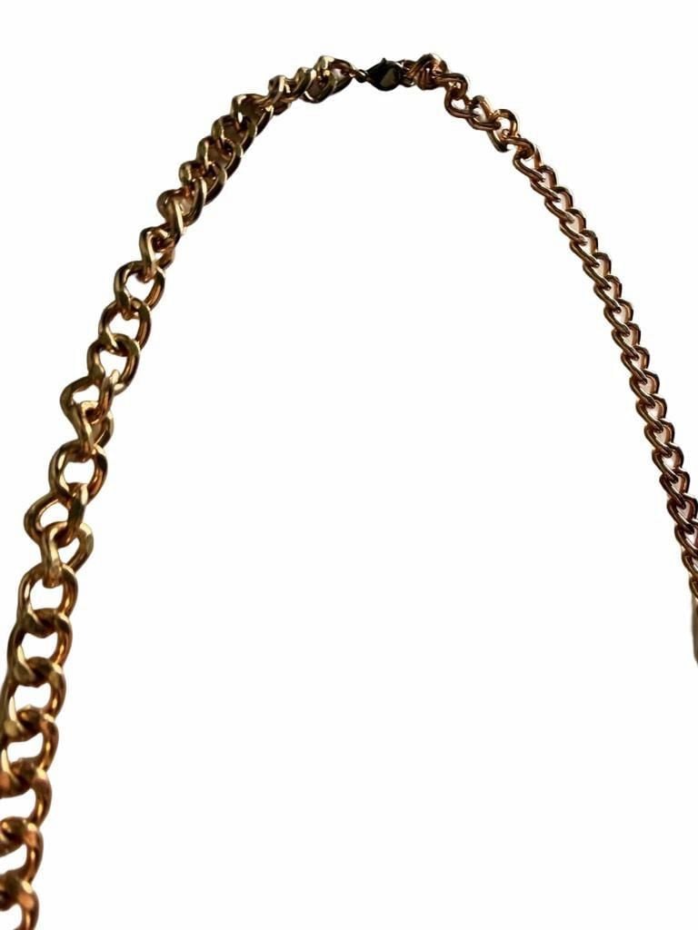 Unbranded Gold Tone Curb Chain Necklace 6