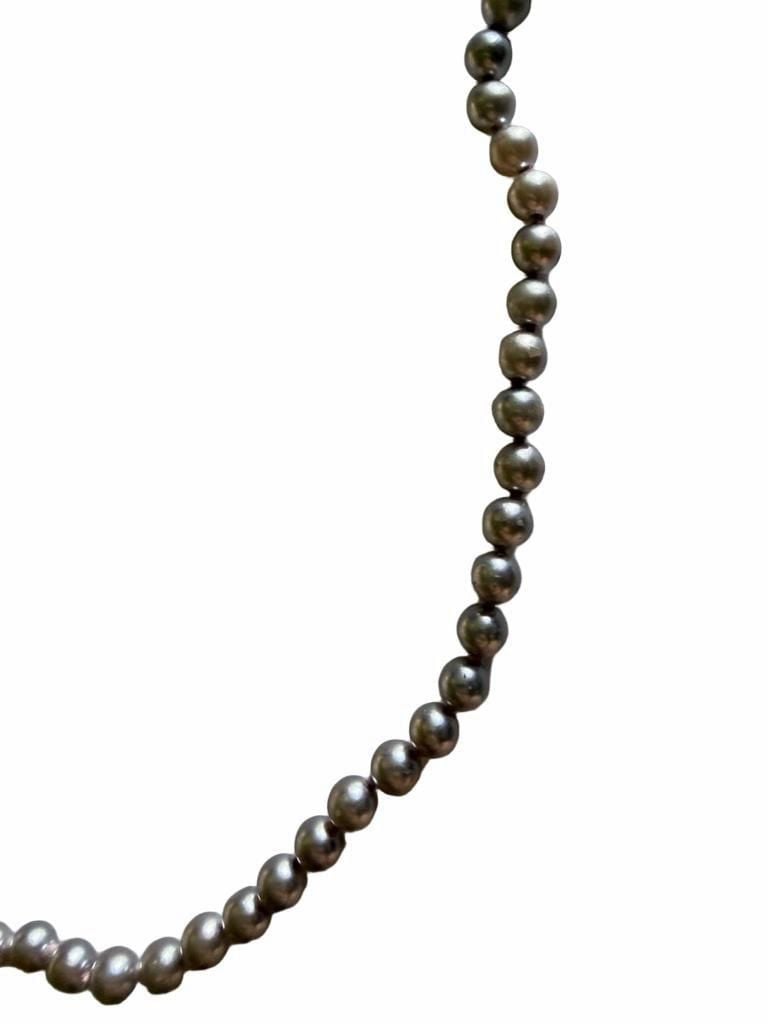Unbranded Pearl Necklace Silver Clasp 5