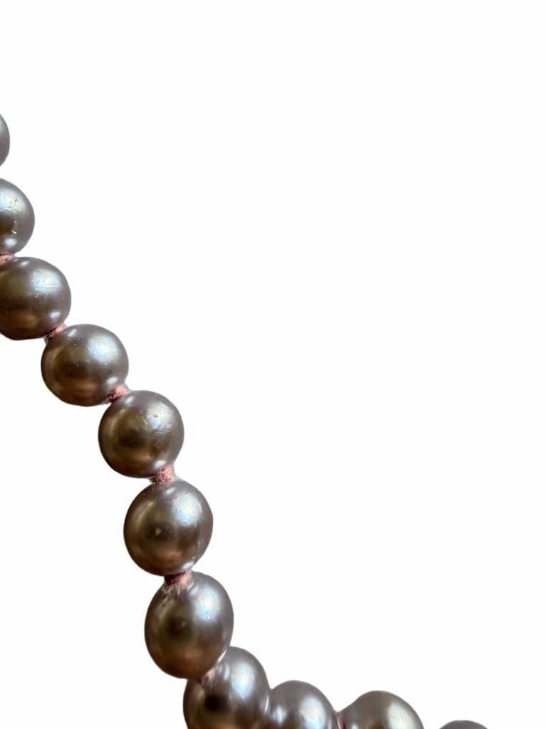Unbranded Pearl Necklace Silver Clasp 6