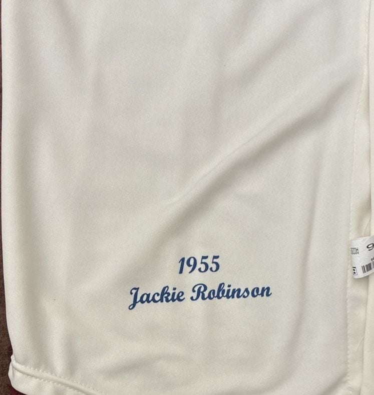 Bank of America Jackie Robinson 1955 Dodgers Jersey XL White 4