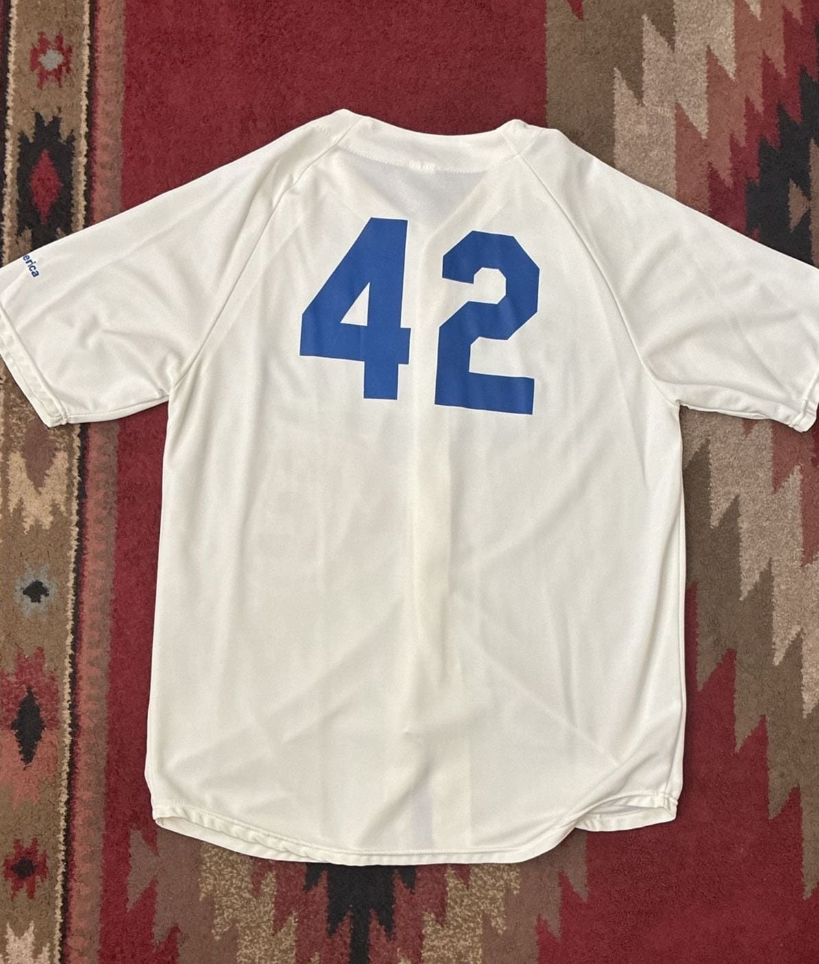 Bank of America Jackie Robinson 1955 Dodgers Jersey XL White 6