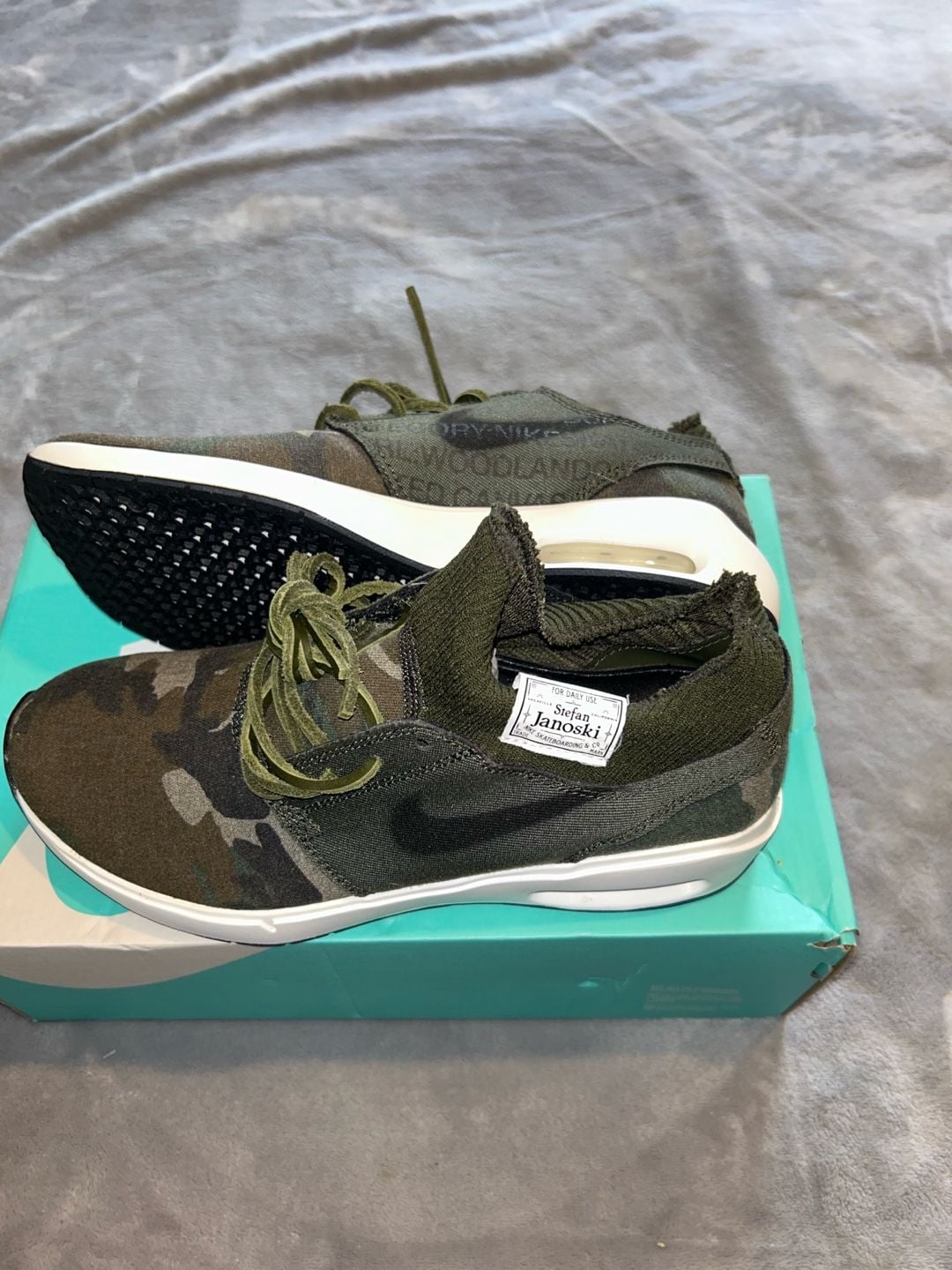 Mens Nike SB Air Max Janoski 2 Premium Camo Skateboarding Shoes mens 8 8