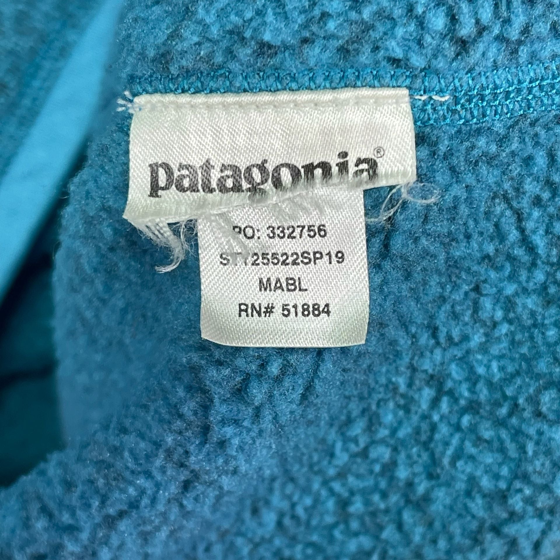 Patagonia Better Sweater 1/4-Zip Pullover Size XL Blue Fleece 7