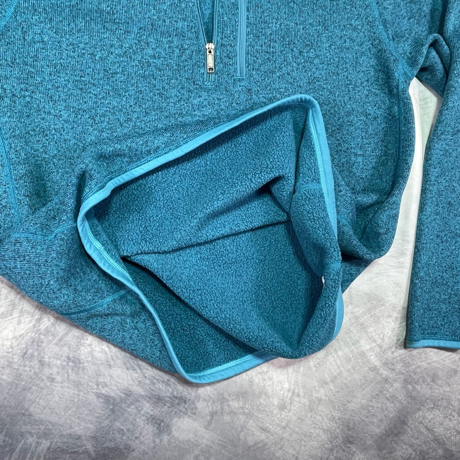 Patagonia Better Sweater 1/4-Zip Pullover Size XL Blue Fleece 9