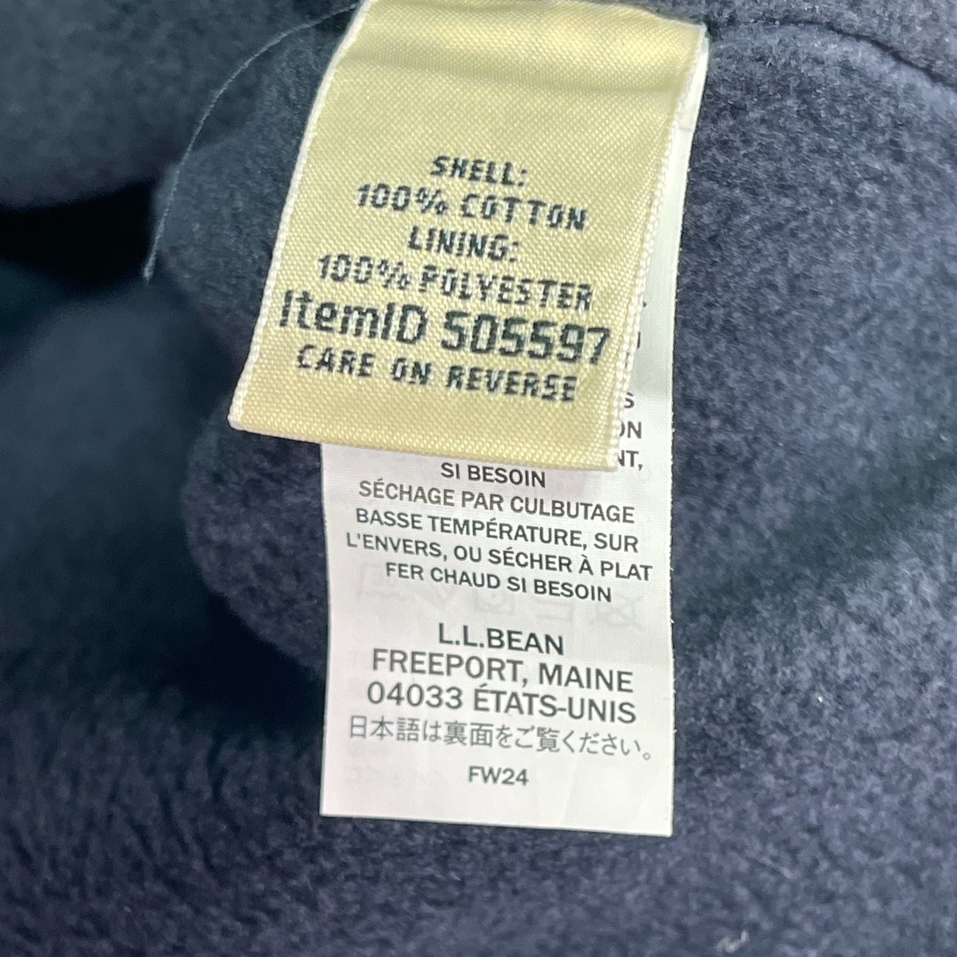 L.L.Bean Plaid Fleece-Lined Shacket Size M Blue Green Checkered 7