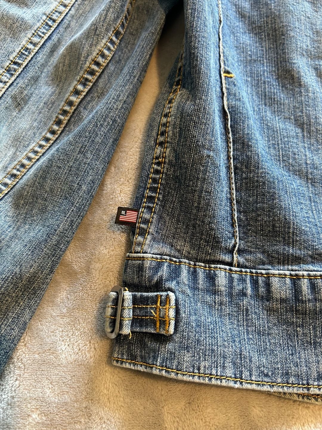 Woman’s vintage Ralph Lauren Polo Jeans Co. Denim Jacket Size S  11