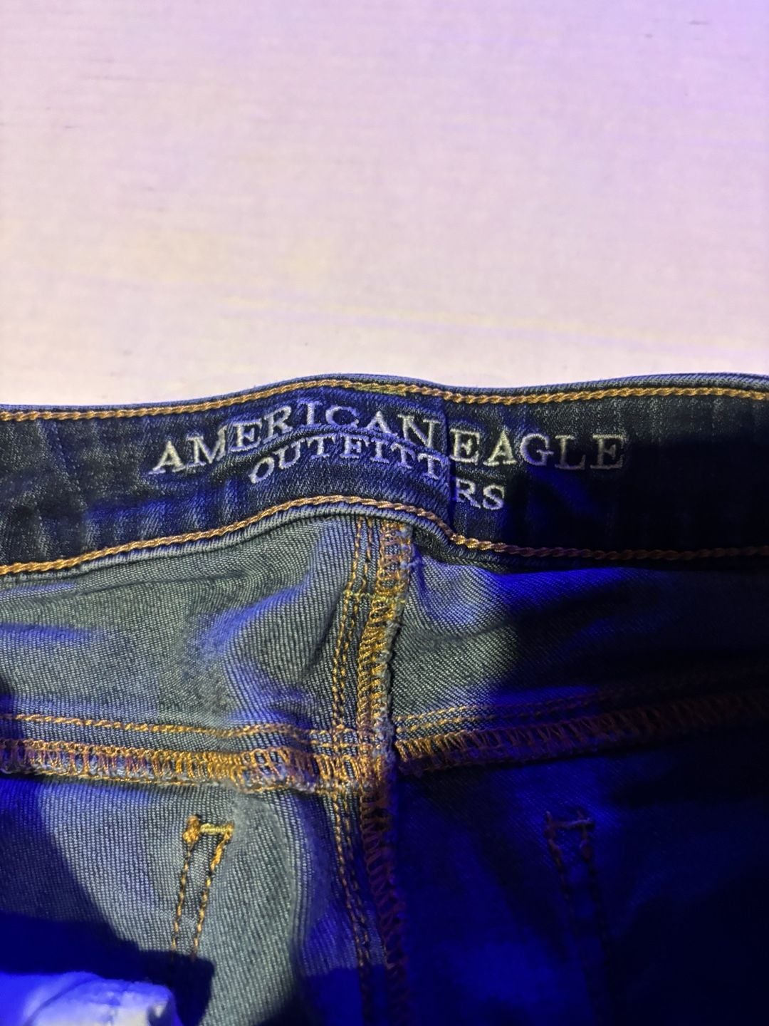 American Eagle Jeans Size 4 Short Dark Wash Denim 4