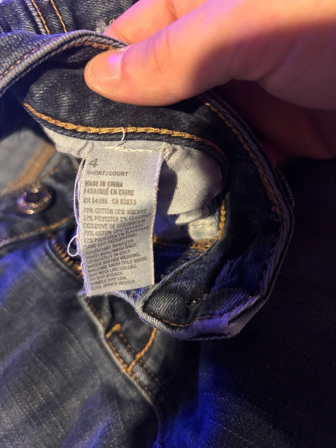 American Eagle Jeans Size 4 Short Dark Wash Denim 5