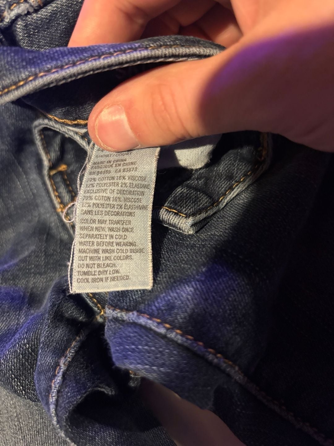 American Eagle Jeans Size 4 Short Dark Wash Denim 6