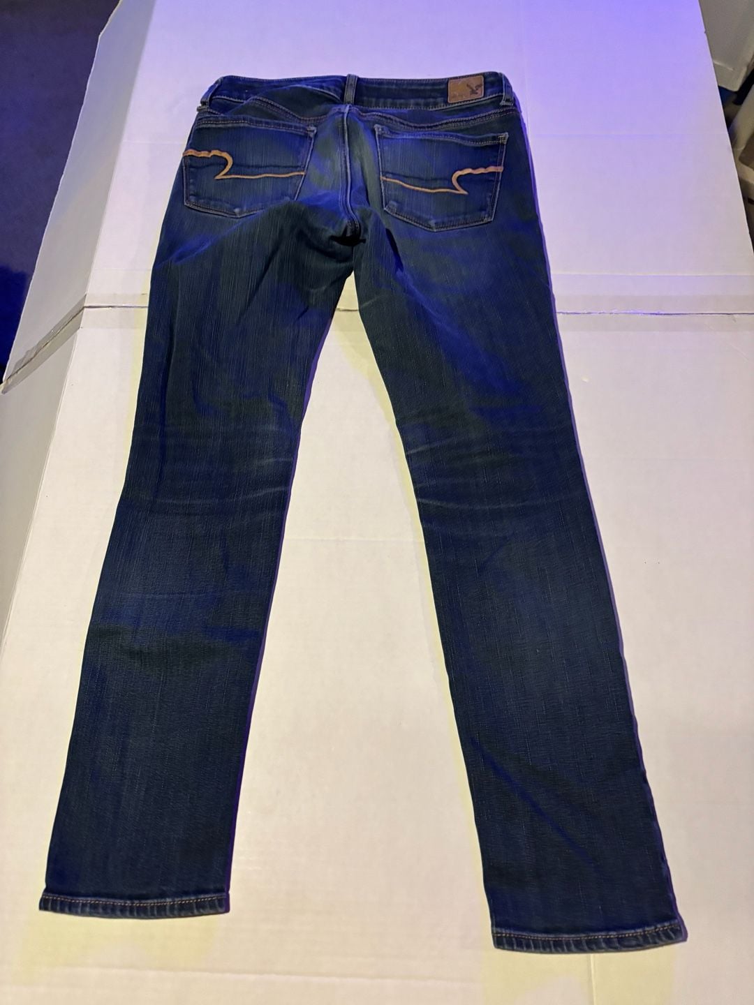 American Eagle Jeans Size 4 Short Dark Wash Denim 7