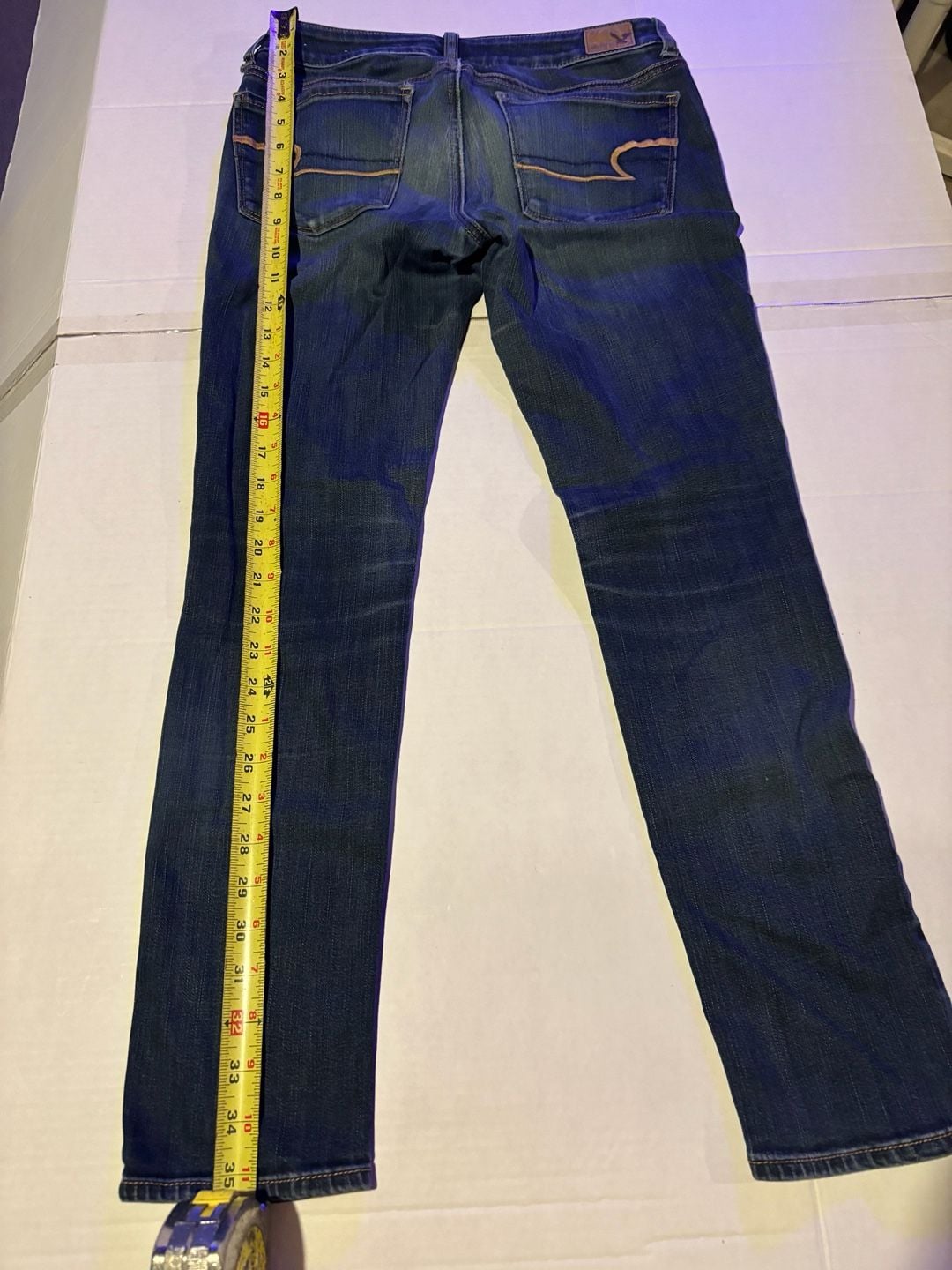 American Eagle Jeans Size 4 Short Dark Wash Denim 10