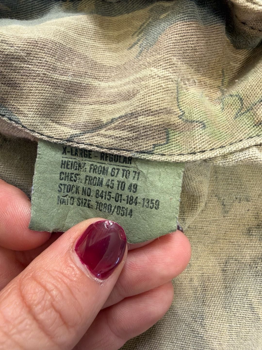 Vintage Smokey Branch Camo Military Cargo Pants and Jacket Set Size XL 2