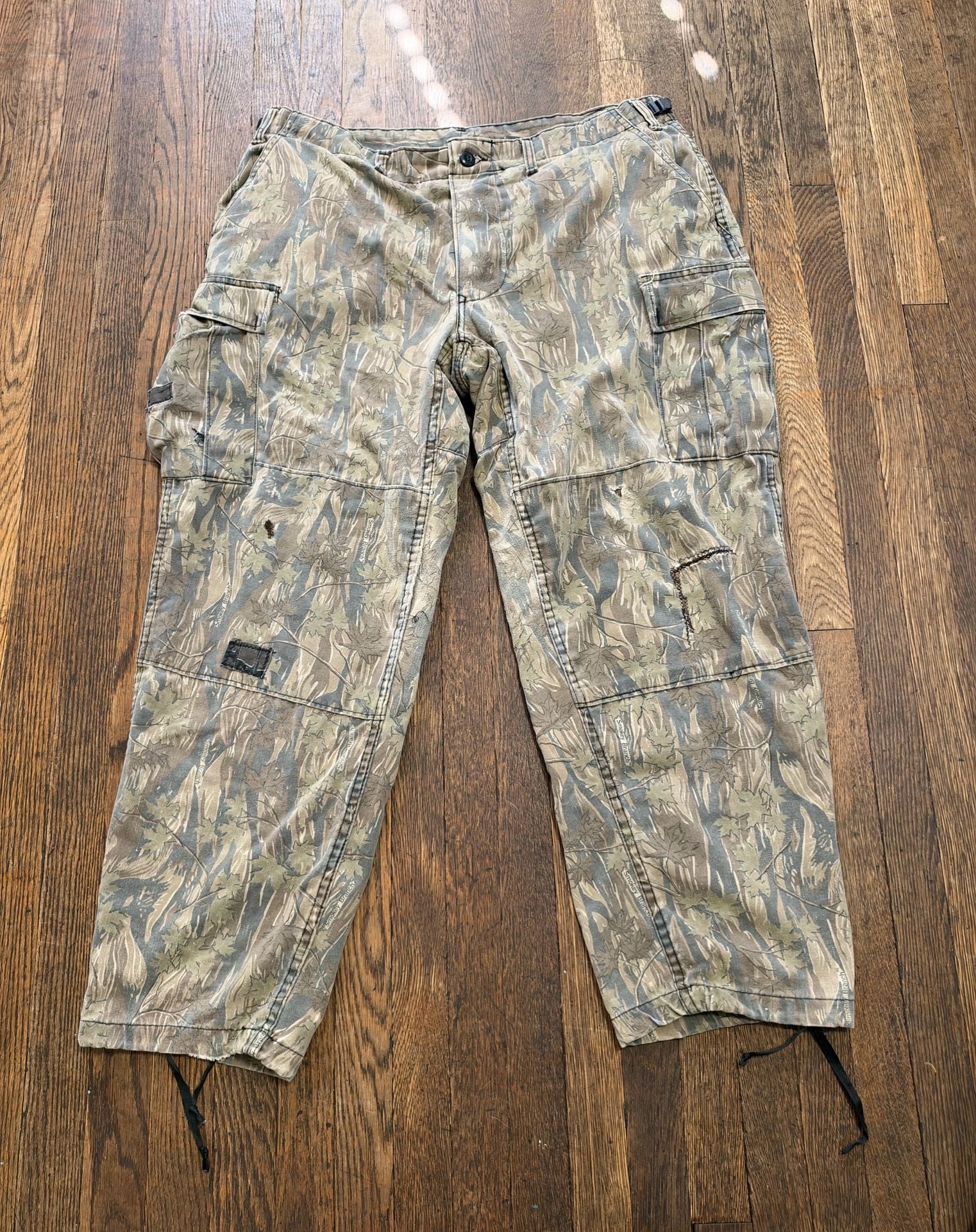 Vintage Smokey Branch Camo Military Cargo Pants and Jacket Set Size XL 6