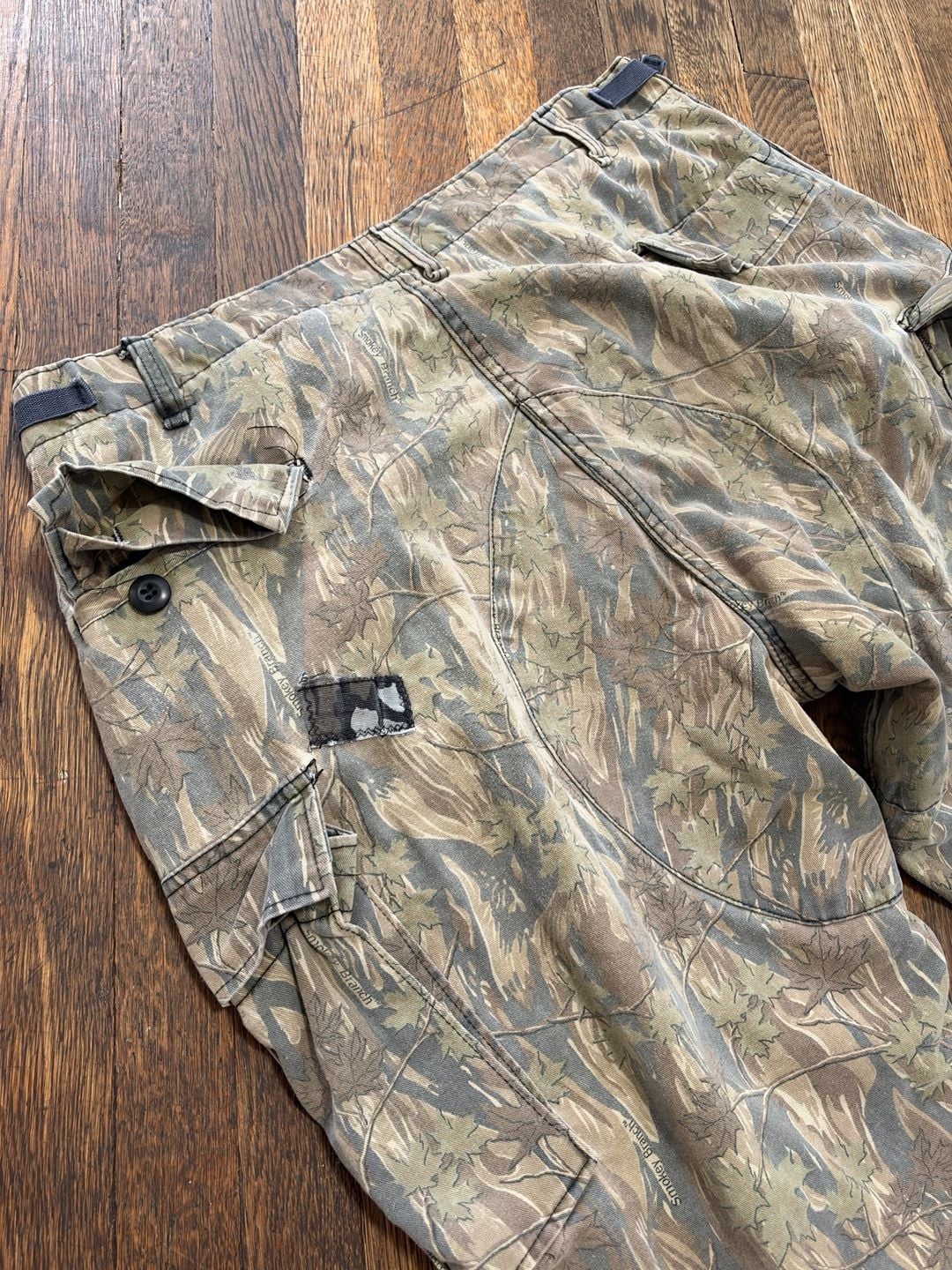 Vintage Smokey Branch Camo Military Cargo Pants and Jacket Set Size XL 12