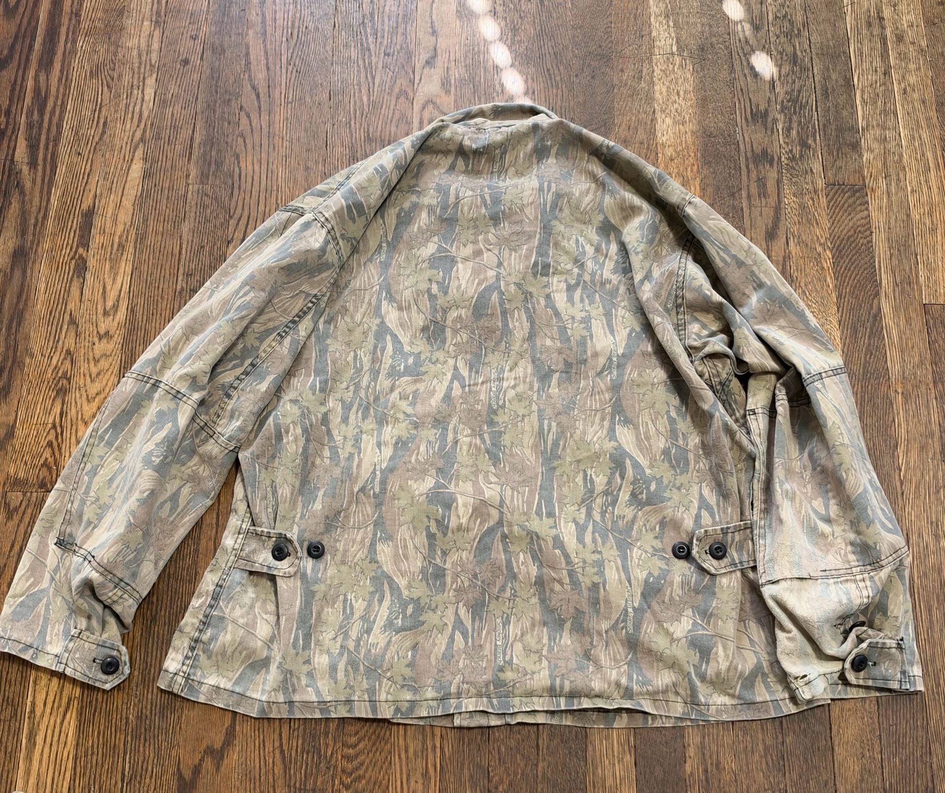 Vintage Smokey Branch Camo Military Cargo Pants and Jacket Set Size XL 17