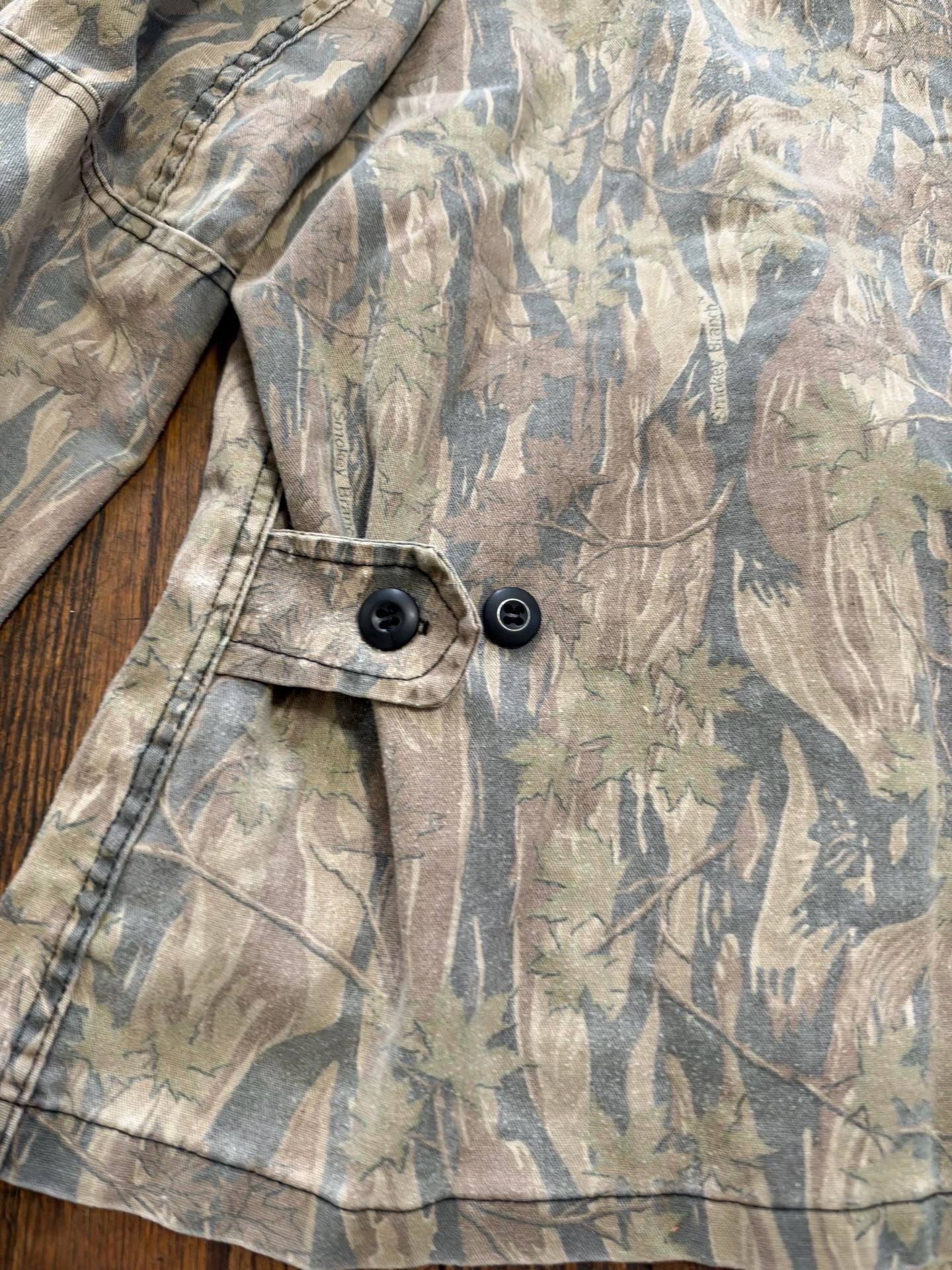 Vintage Smokey Branch Camo Military Cargo Pants and Jacket Set Size XL 18