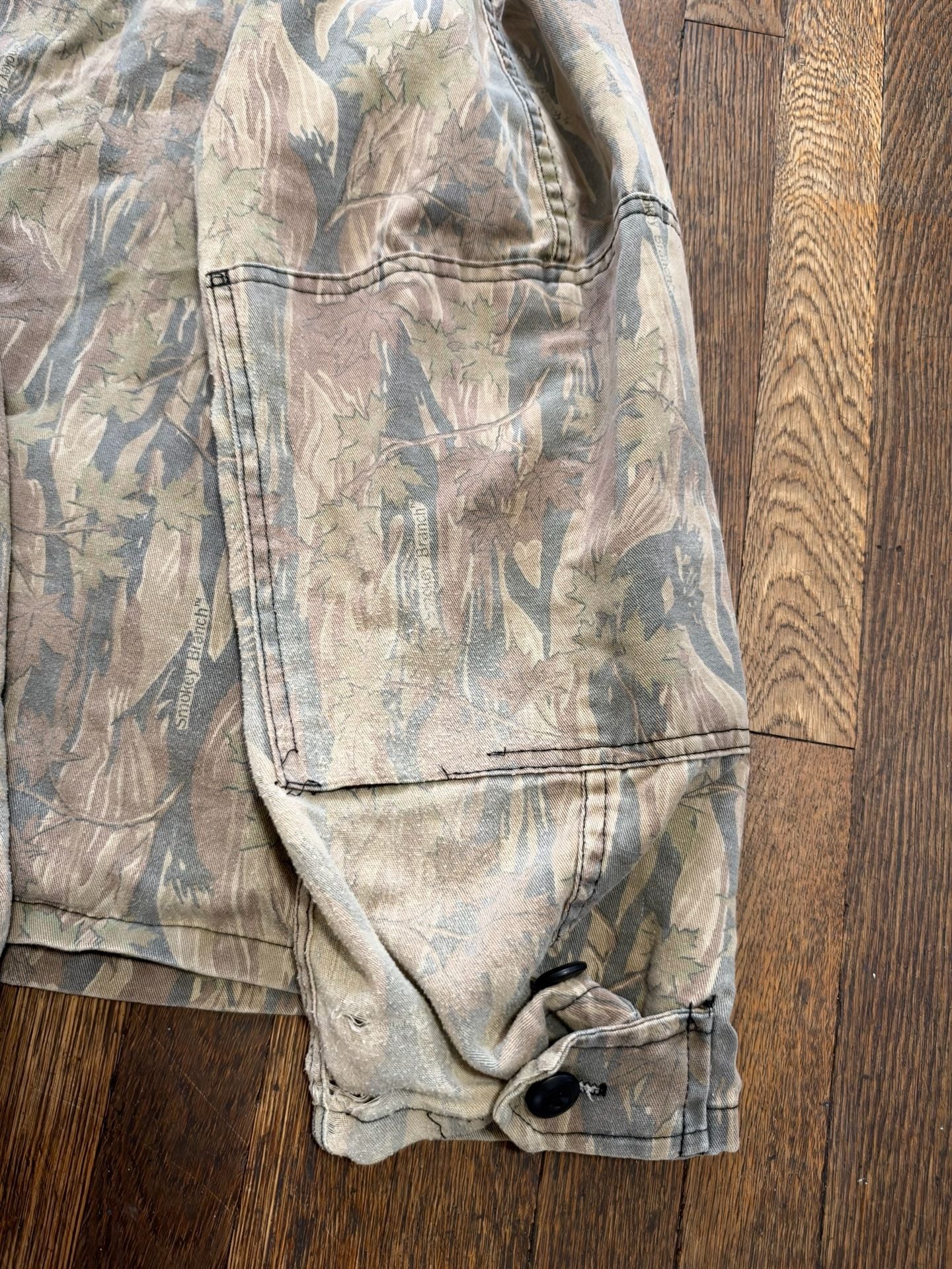 Vintage Smokey Branch Camo Military Cargo Pants and Jacket Set Size XL 20