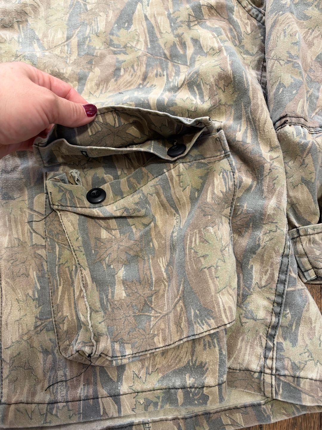 Vintage Smokey Branch Camo Military Cargo Pants and Jacket Set Size XL 21