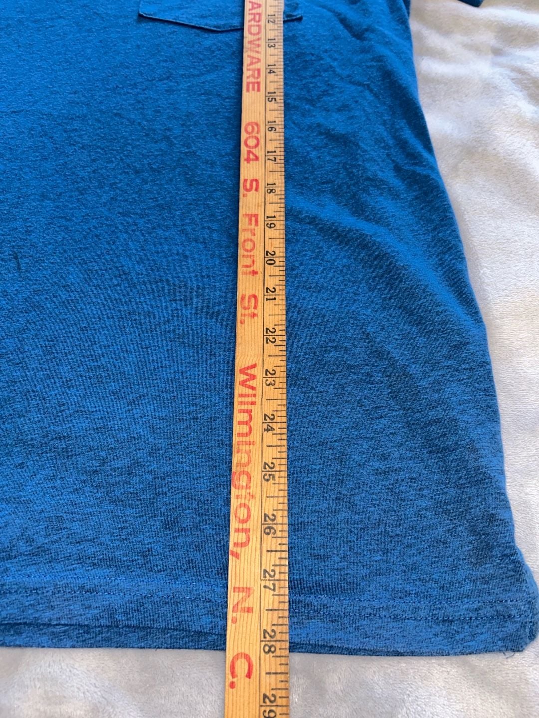 Men’s Carhartt Relaxed Fit Blue Polo Shirt Size L 6