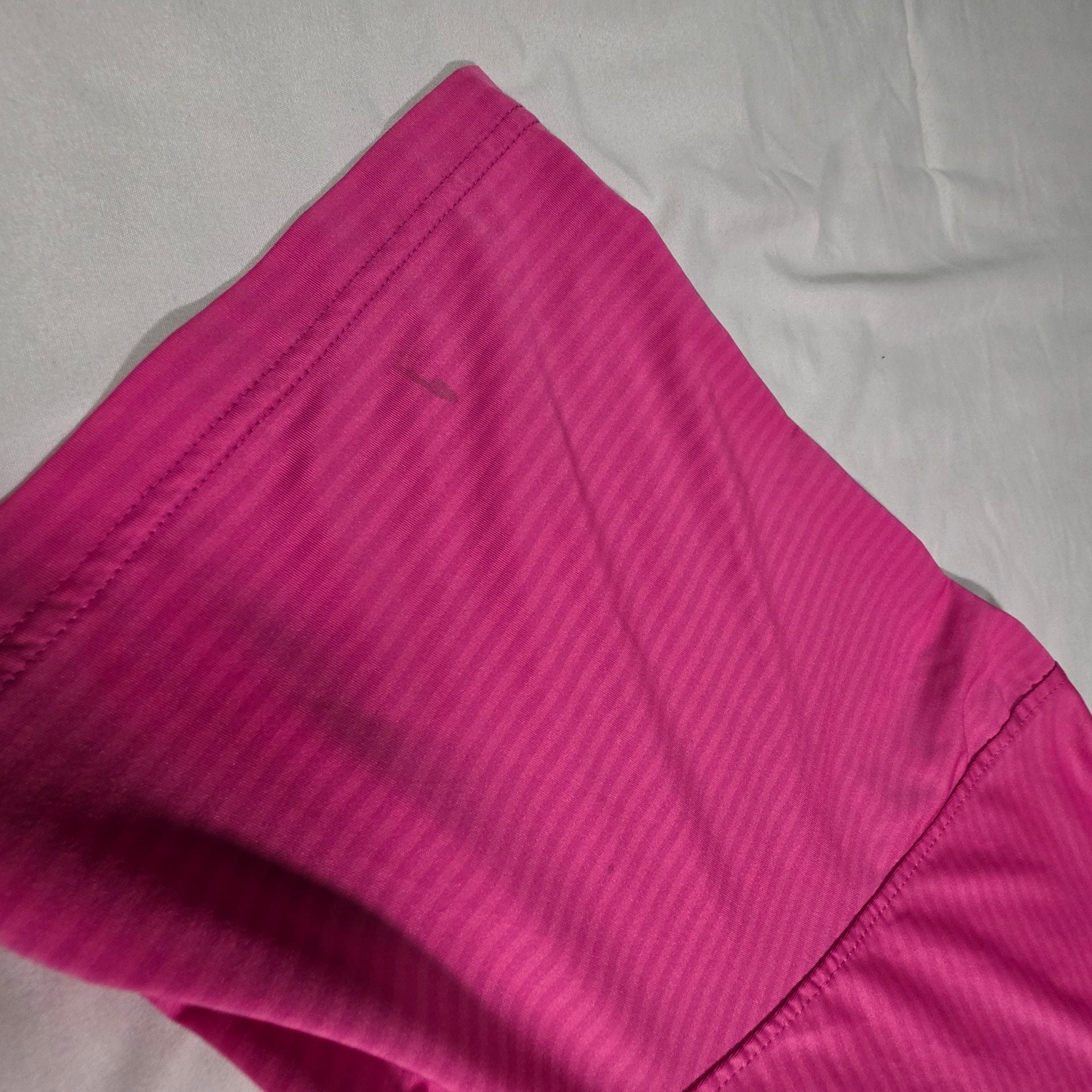 FootJoy Golf Polo Shirt Pink Striped Short Sleeve 10