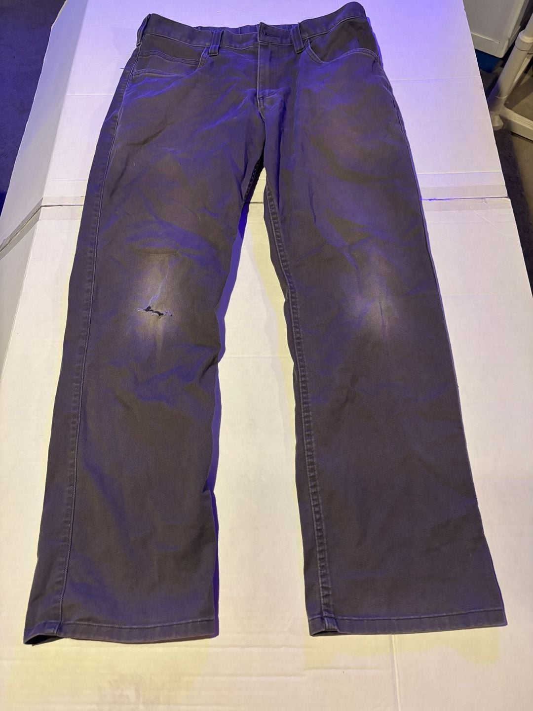 Carhartt Relaxed Fit Gray Work Pants 32x32 2