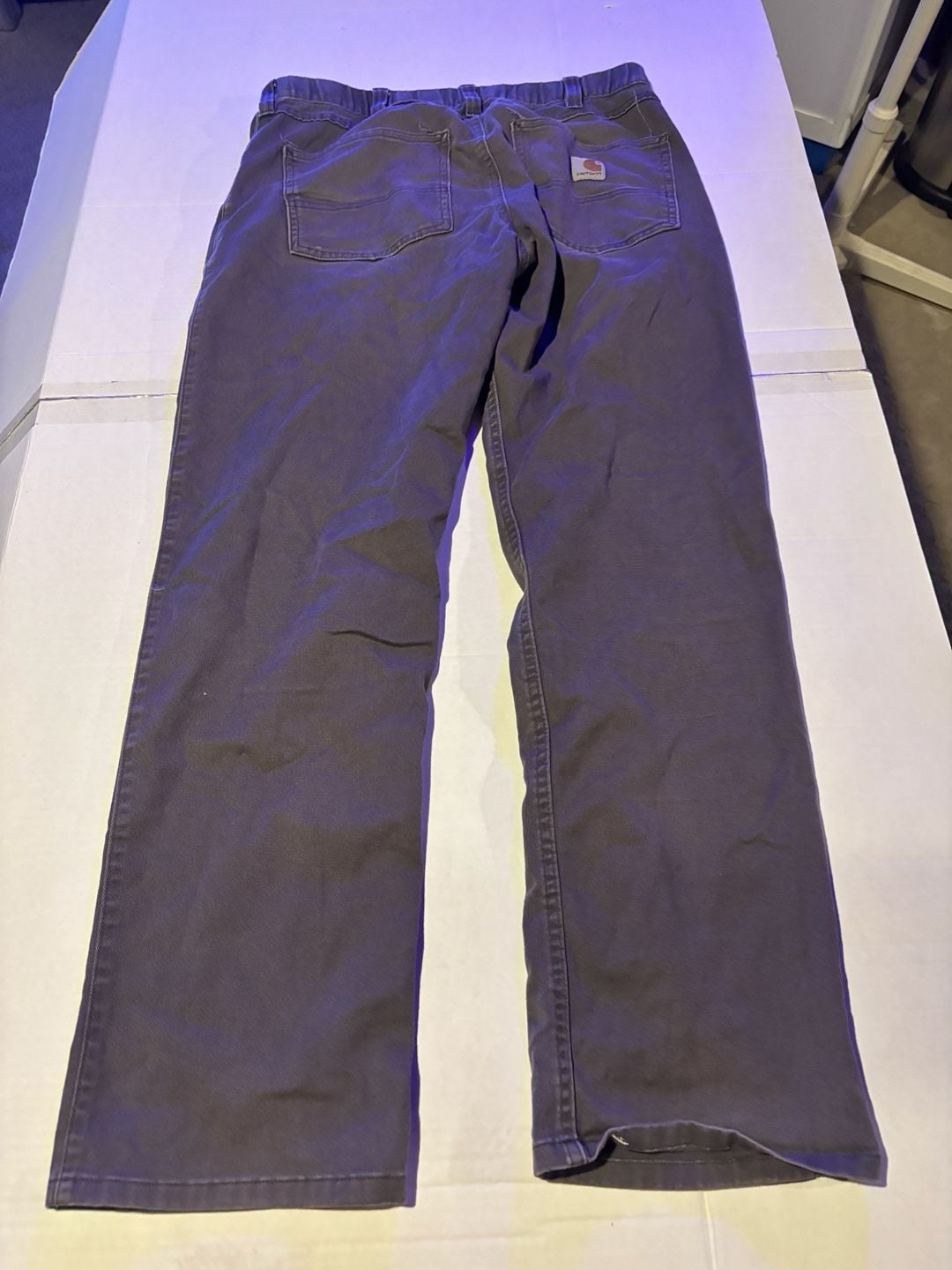 Carhartt Relaxed Fit Gray Work Pants 32x32 8