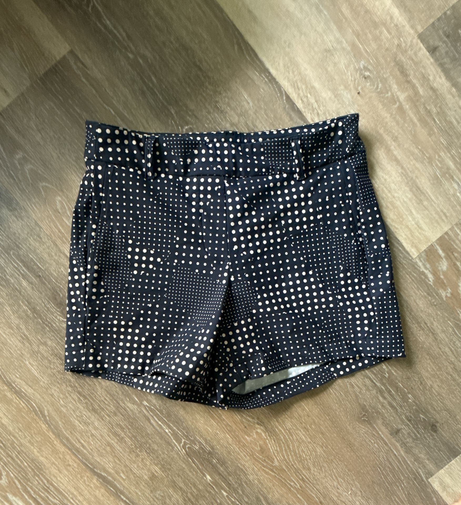 Spanx Polka Dot Shorts Size XS/XCH/TP Navy Blue 2
