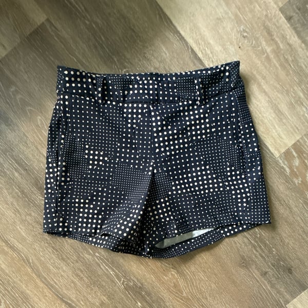 Spanx Polka Dot Shorts Size XS/XCH/TP Navy Blue