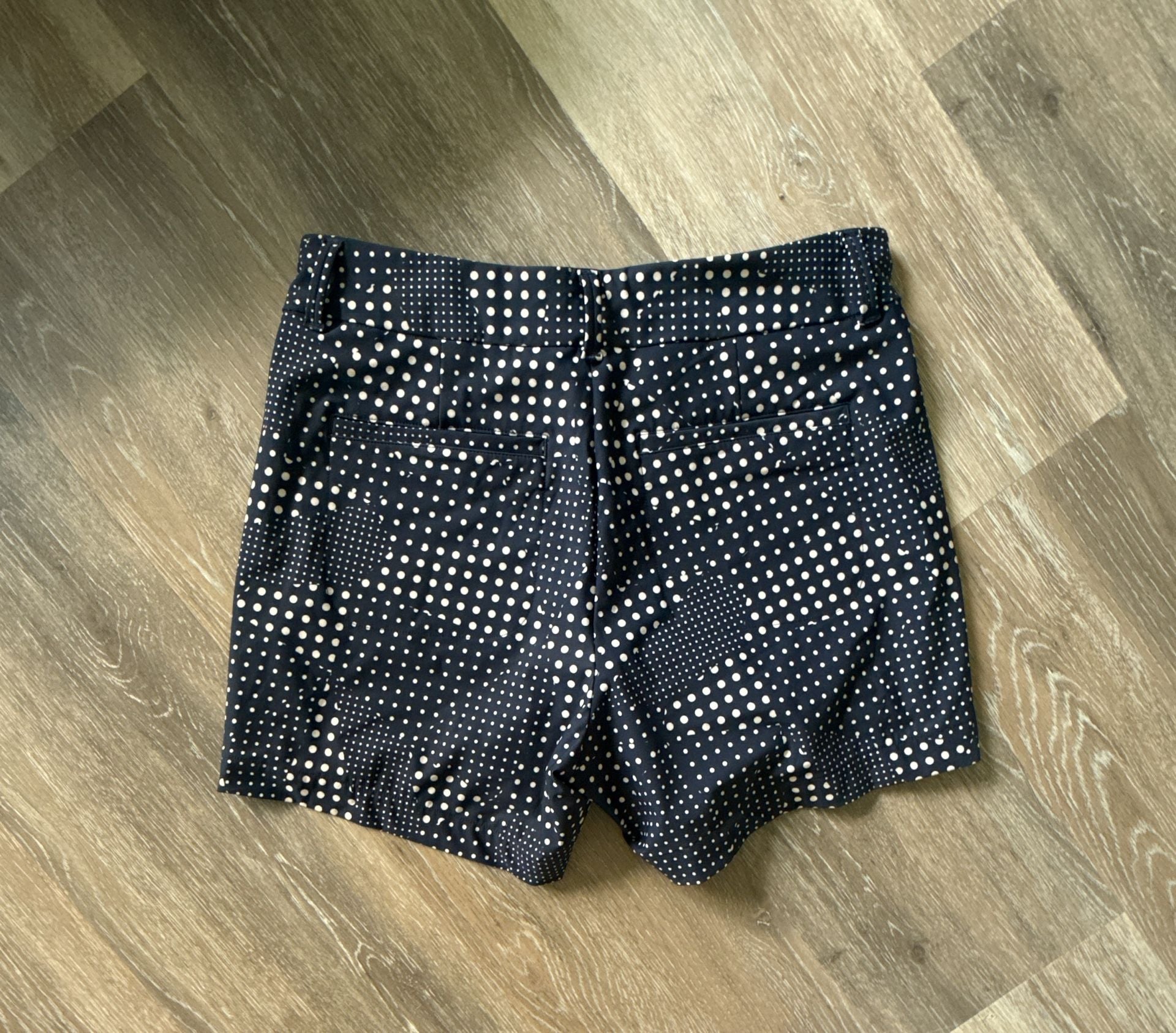 Spanx Polka Dot Shorts Size XS/XCH/TP Navy Blue 4