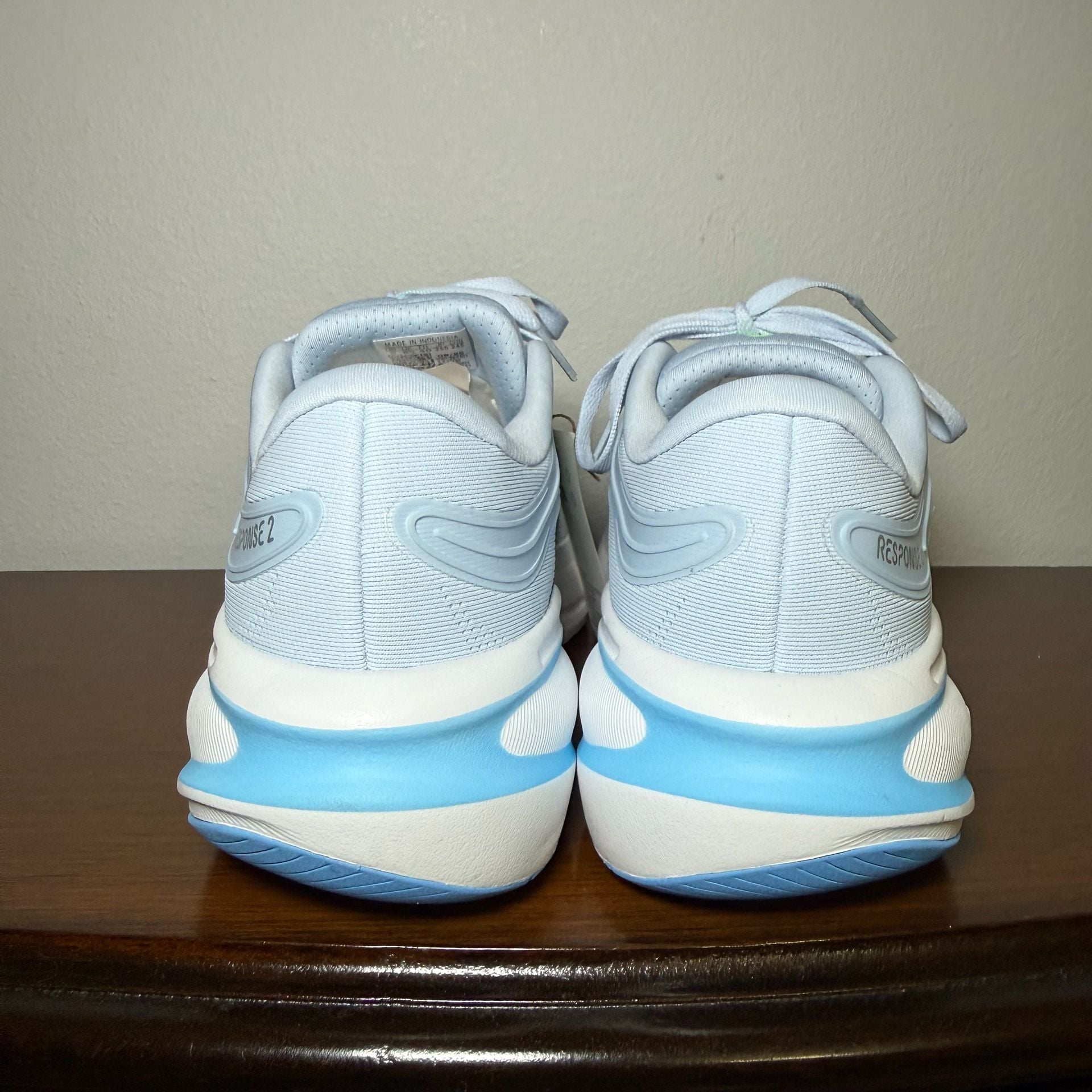 Adidas Response 2 Running Shoes Size 8 Blue Lime Burst 5