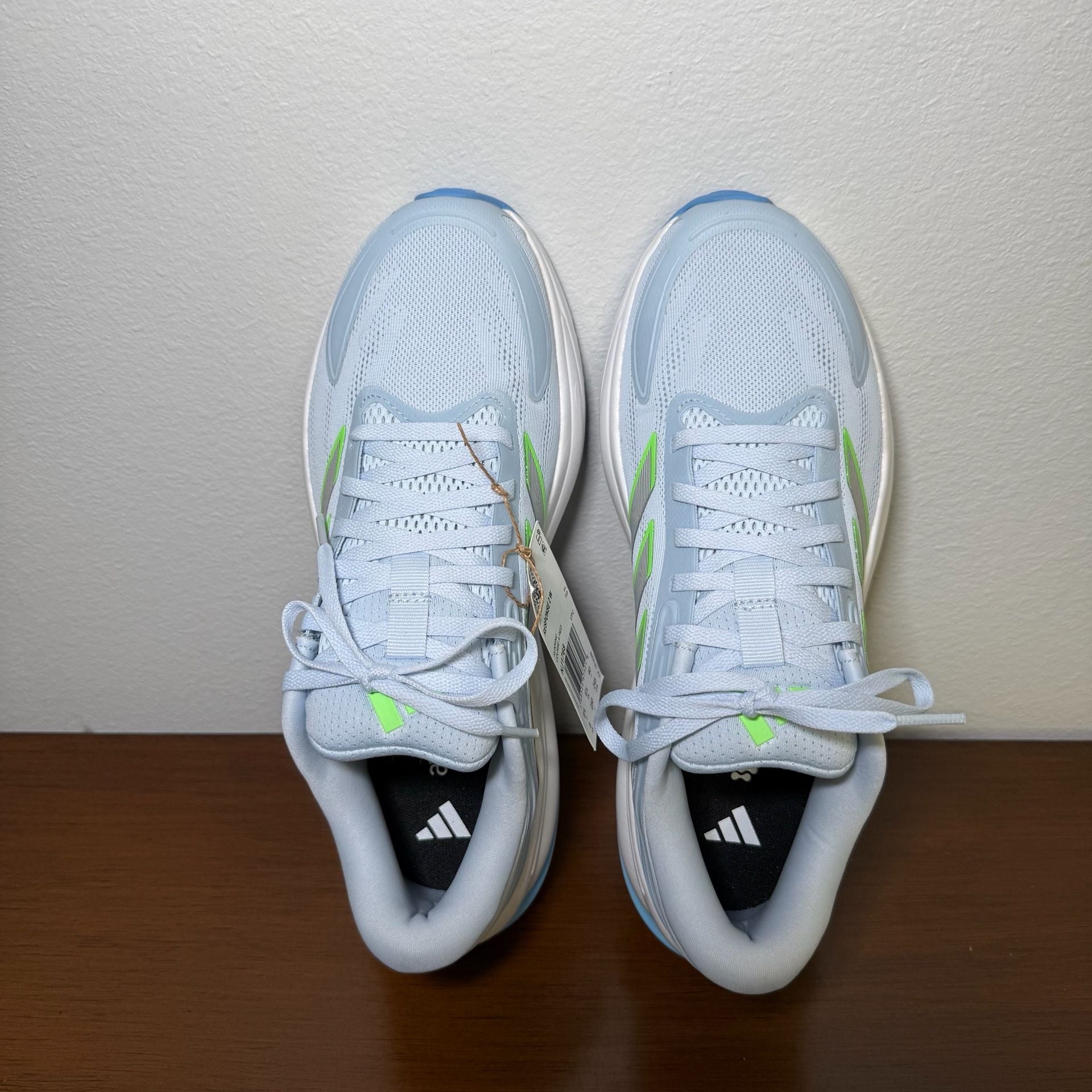 Adidas Response 2 Running Shoes Size 8 Blue Lime Burst 8