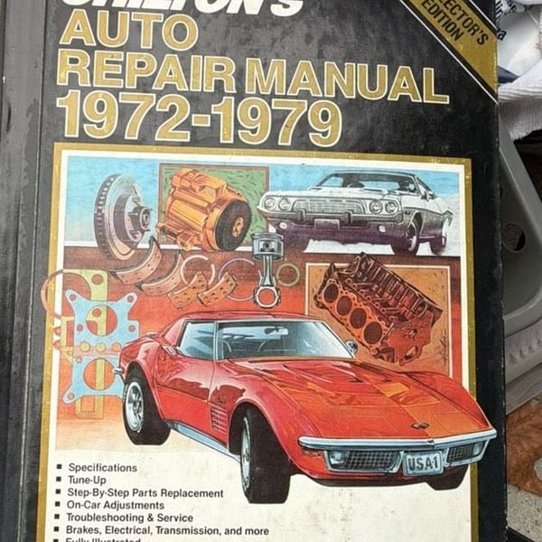 Chilton's Auto Repair Manual 1972-1979 Hardcover