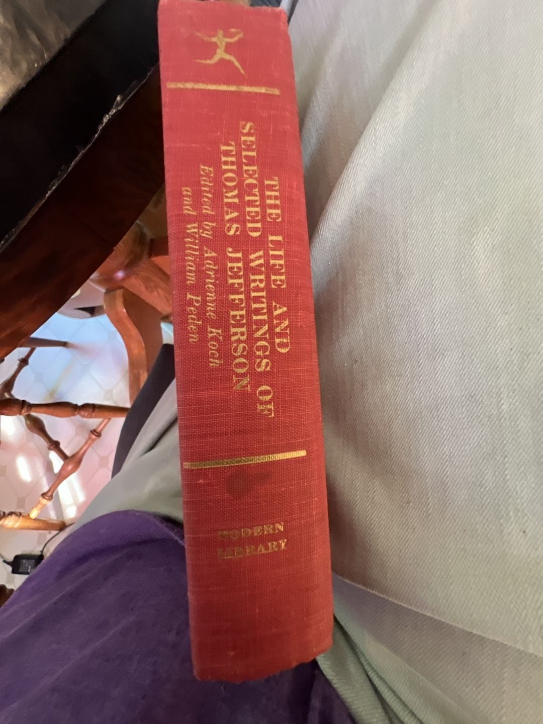 The Life and Selected Writings of Thomas Jefferson Modern Library Hardcover 2