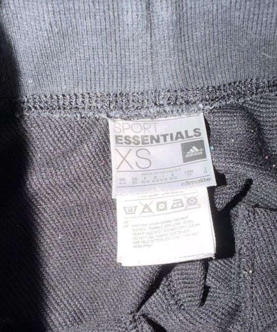 Adidas Sport Essentials Black Pink Track Pants 5