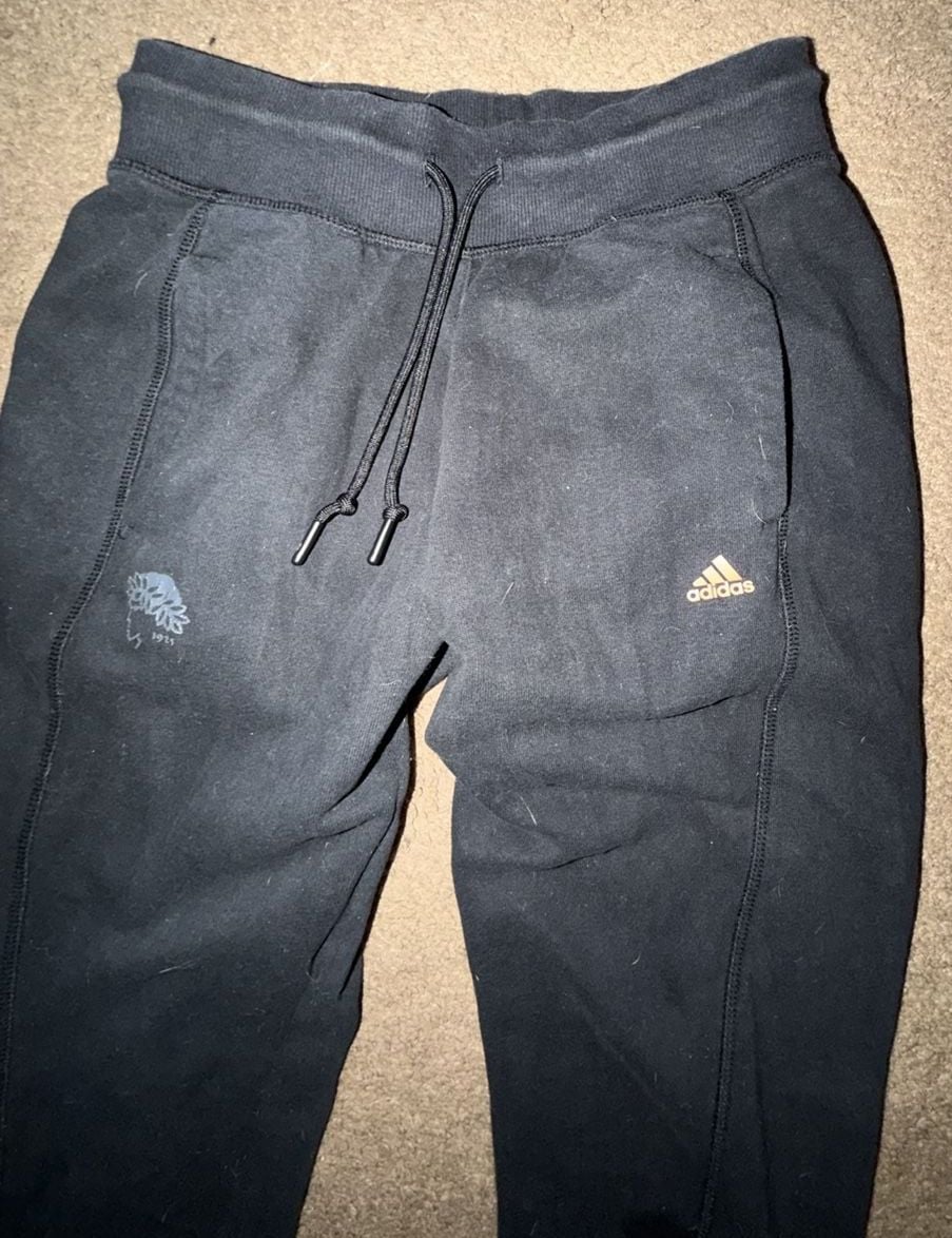Adidas Sport Essentials Black Pink Track Pants 4