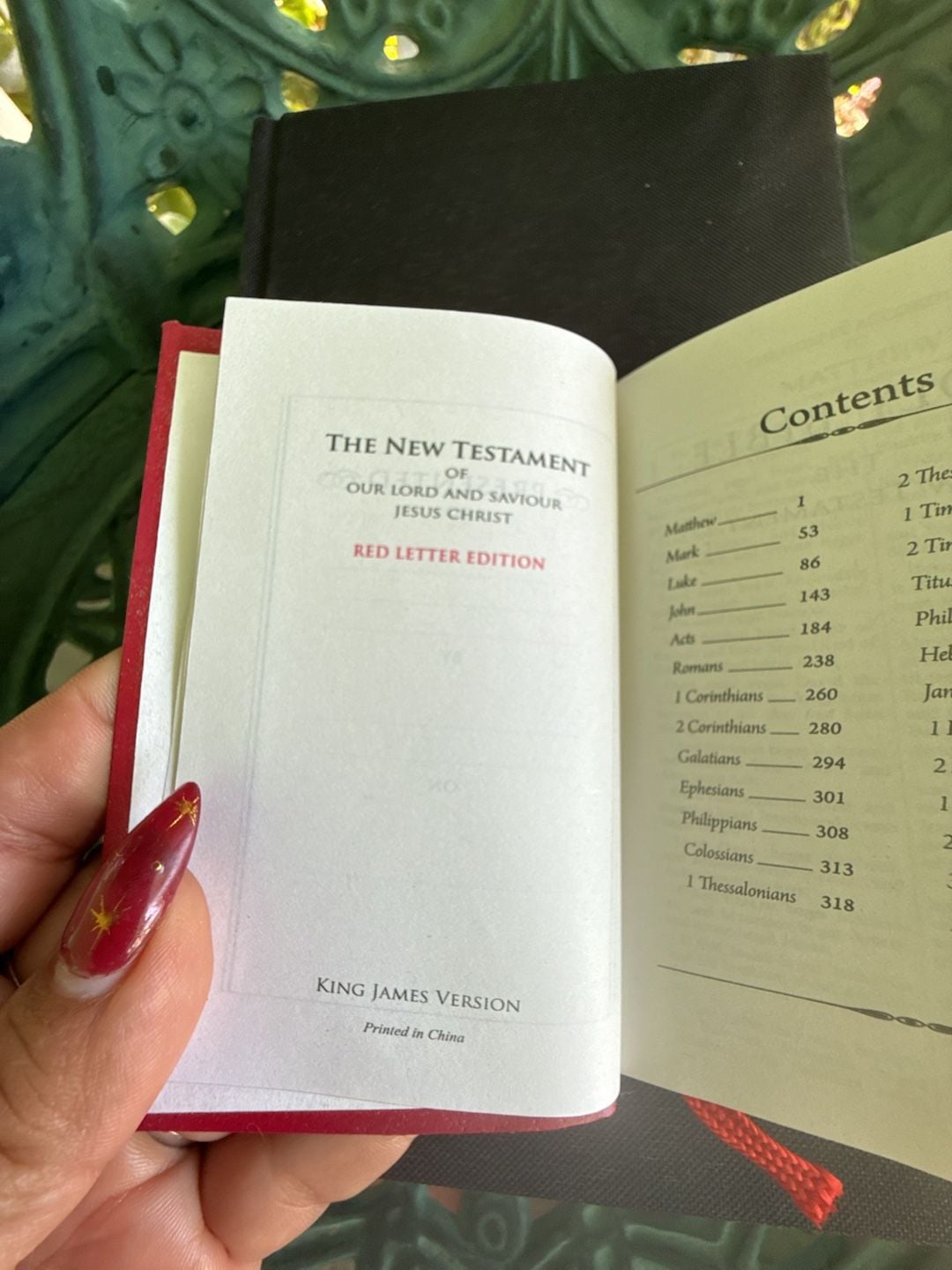 KJV New Testament Holy Bible Red Letter Edition Pocket Size 3