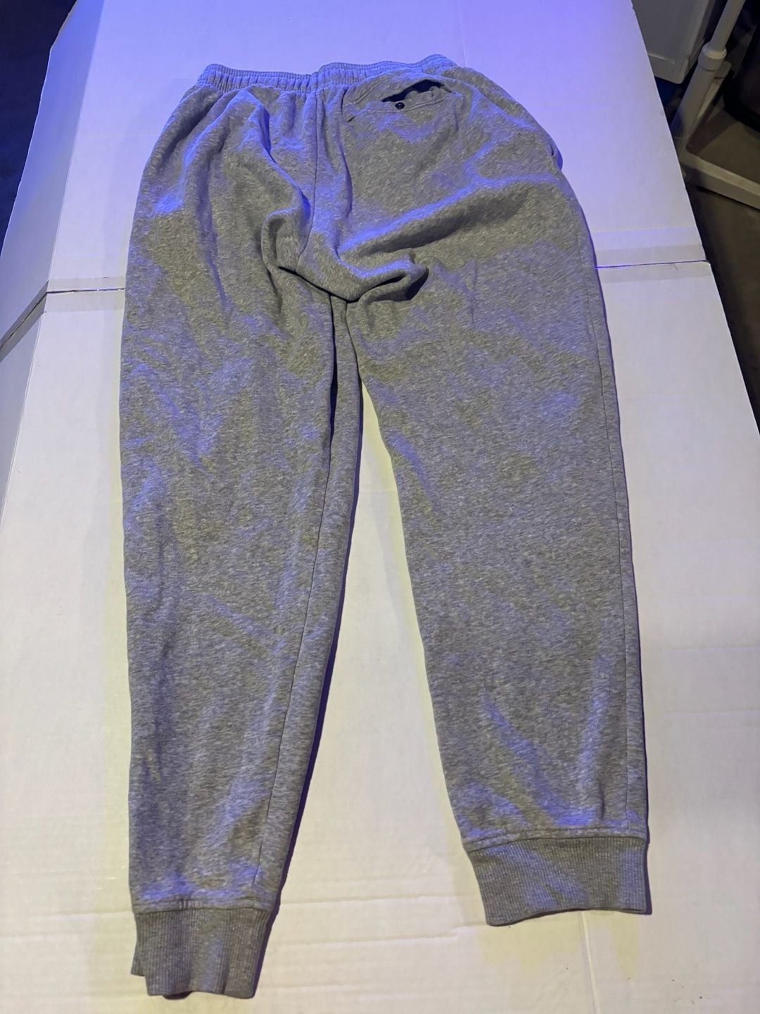 Under Armour Gray Sweatpants Joggers Loose Fit Fleece Drawstring Medium 4