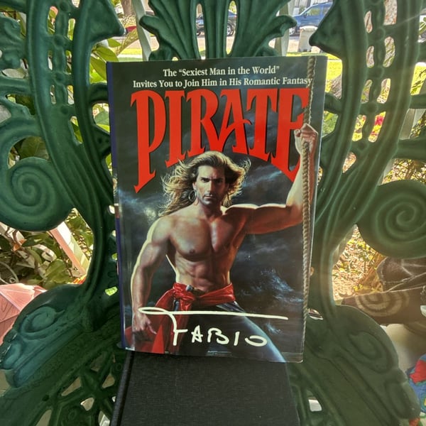 Pirate By Fabio Hardcover Book 1993 Great Prank Gift 