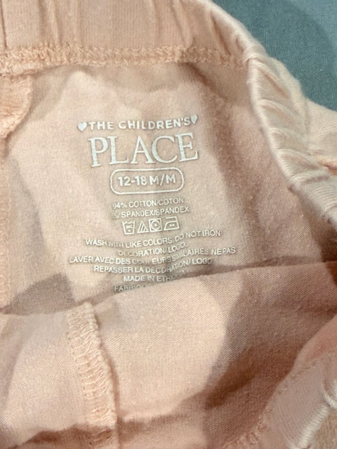 The Children's Place Shorts Size 12-18 M/M Pink 3