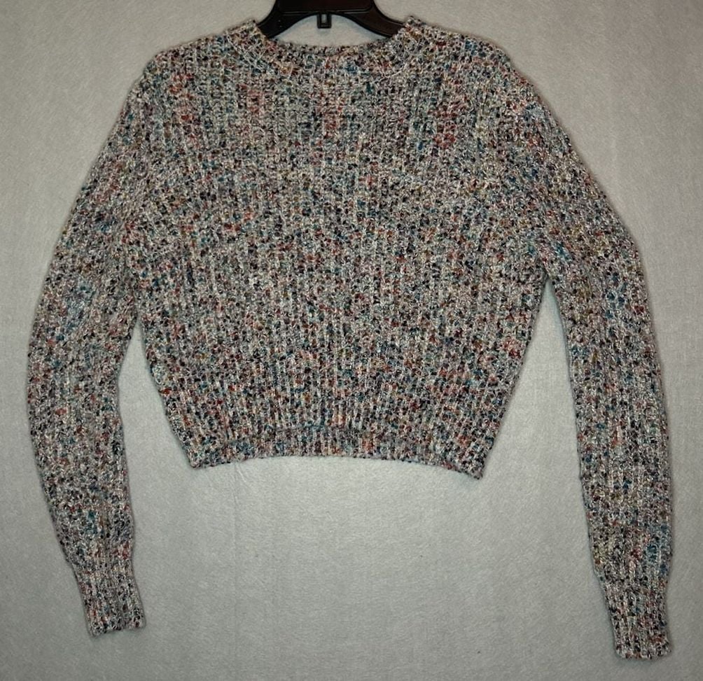 Cotton On Multicolor Chunky Knit Crewneck Sweater Size S 2