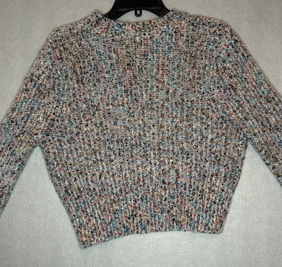 Cotton On Multicolor Chunky Knit Crewneck Sweater Size S 5