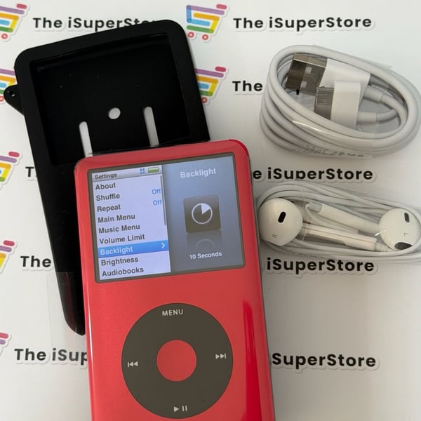 Apple iPod Classic 7th Generation 1TB Red 1TB Media Player 1 YR Warranty 