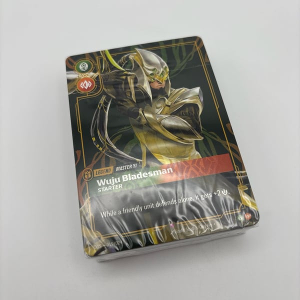 Riftbound LOL TCG Origins Proving Grounds Master Yi Deck SEALED
