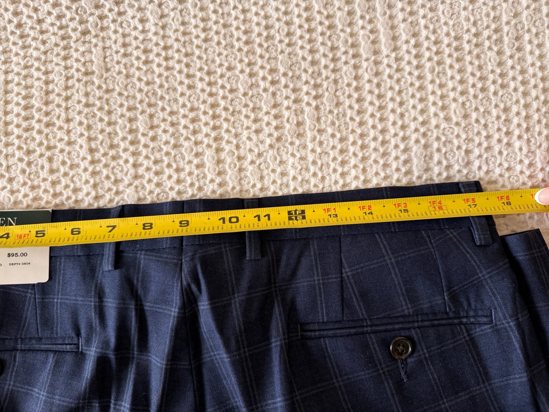 NWT Lauren Ralph Lauren Men’s 34x32 UltraFlex Plaid Dress Pants Bundle Grey & Navy 12
