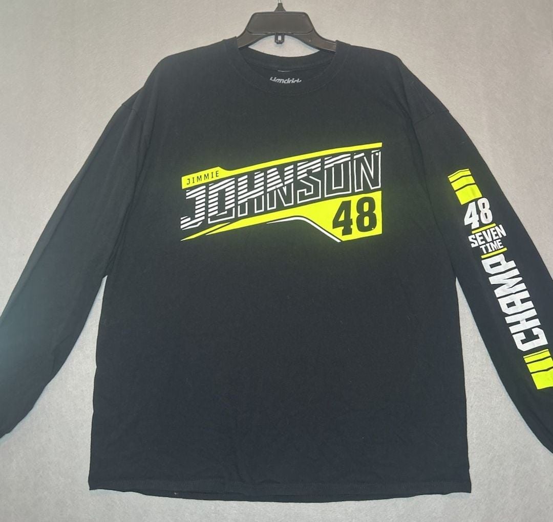 Hendrick Motorsports Jimmie Johnson 48 Seven Time Champ Black Long Sleeve 2