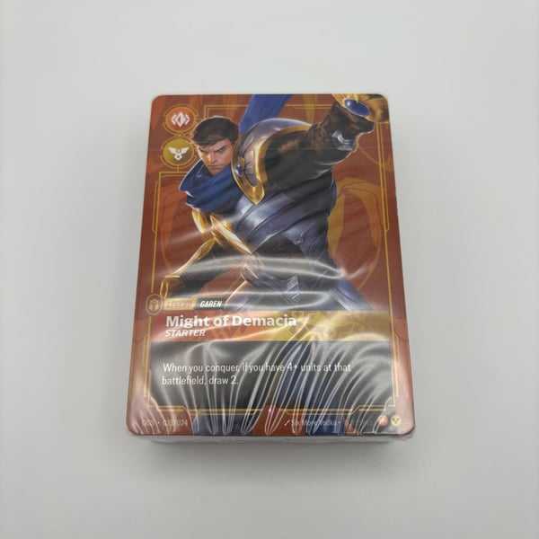 Riftbound LOL TCG Proving Grounds Garen Might of Demacia Deck - SEALED