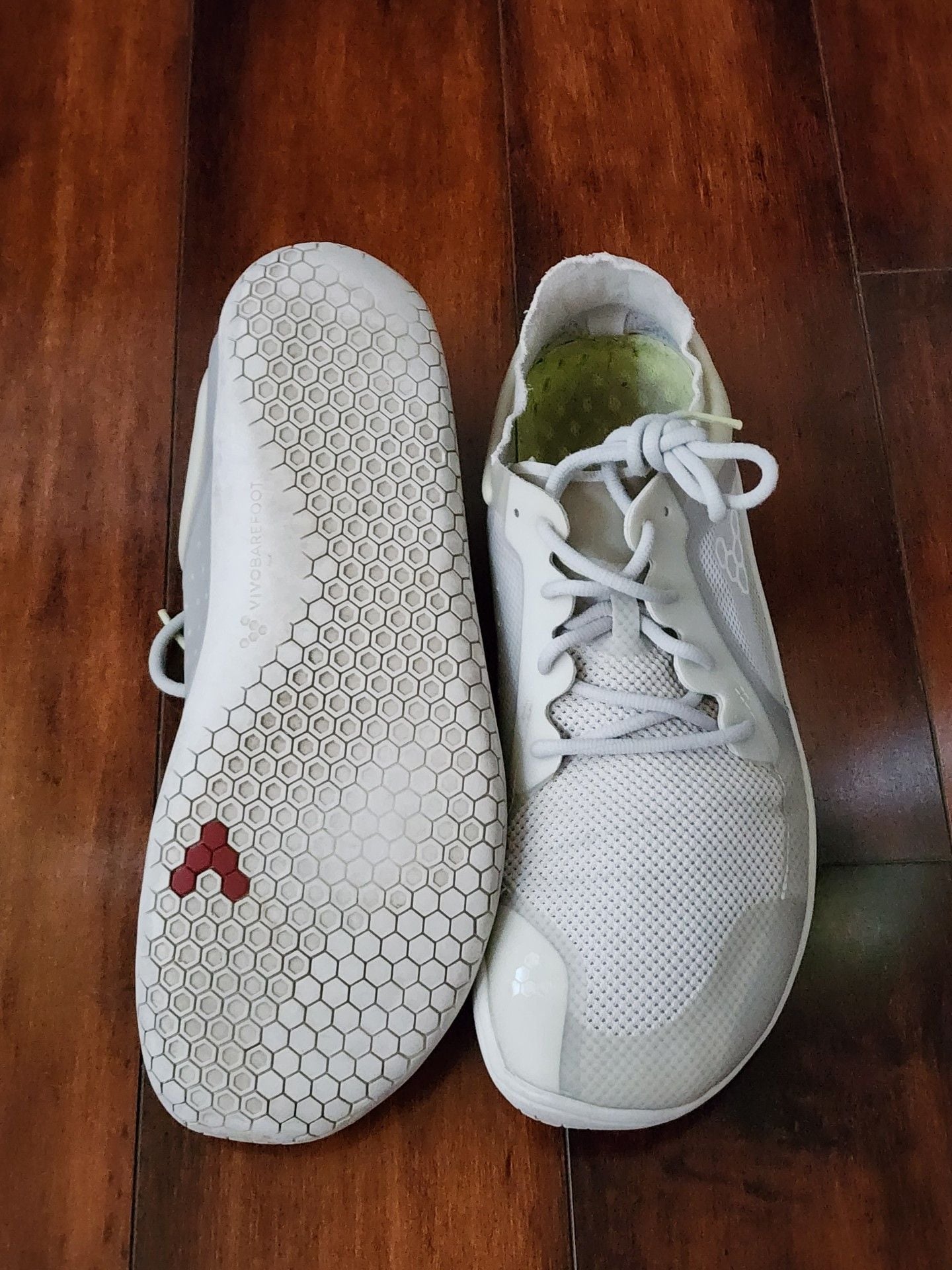 Vivobarefoot Primus Lite III White Minimalist Running Shoes 8